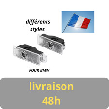 2x Projecteur de porte LED Logo BMW lumineux – Éclairage de sol “ombre fantôme”