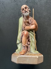 Ancien Santon de « La Statue Religieuse » 1911 / 1953 Berger Creche Noël H 20cm