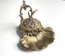 ANCIEN Encrier Bronze Art