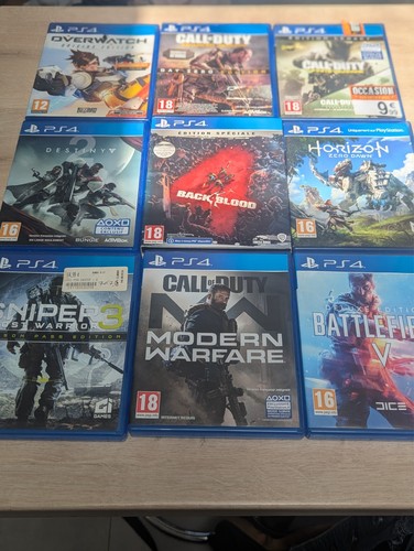 Lot jeux ps4 call - ps4,