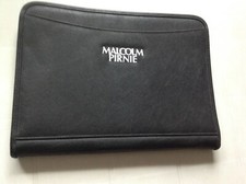 SERVIETTE PORTE DOCUMENTS NOIR  "LEED'S pour MALCOM PIRNIE" 2,5x25x34,5 cm 