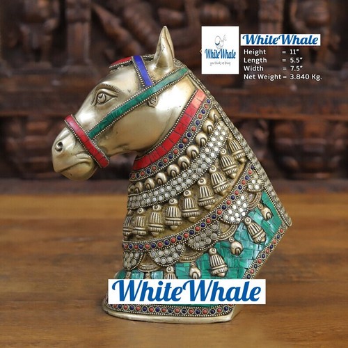 Cheval laiton baleine - laiton,