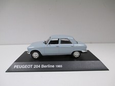 PEUGEOT 204 BERLINE Bleu Clair Light Blue blau de 1965 par NOREV au 1/43