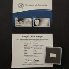 LINGOT 2.5g ARGENT 999‰ BE /