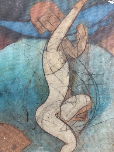 Belle peinture cubiste - belle,