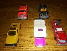 5 vintage Majorette vehicles