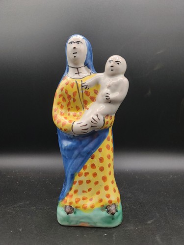 Vierge enfant faïence - l'enfant,