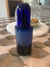 Rare Ancien flacon d'apothicaire pharmacie Sirop bleu Cobalt XIXème
