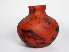 Art déco, vase boule verre