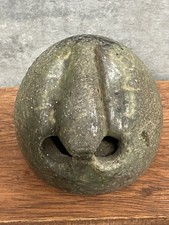 Sculpture Céramique Visage Vintage Signé a Identifier DLG Jouve Ep 50/60