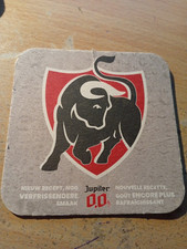 Sous Bock JUPILER  avec Taureau BIÈRE BELGE