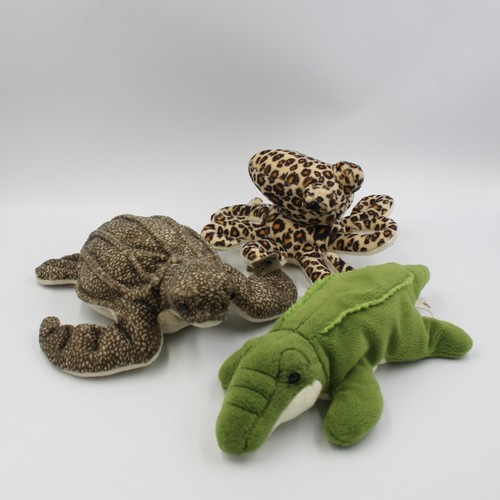 Lot peluches tortue pieuvre - de,