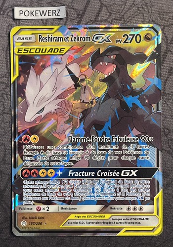 Carte pokémon reshiram et - carte,