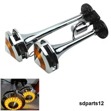 Klaxon à Air 2 Trompes Chrome