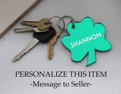 Shamrock good luck key - shamrock,
