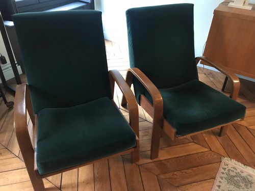 Paire fauteuils pierre - de,