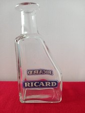 Ancienne Carafe Publicitaire Logo Bleu Ricard Années 70 / Bistrot Vintage !!!