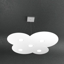 Design Moderne Lustre Blanc A