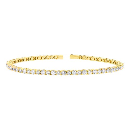 Bracelet jonc diamant - jonc,