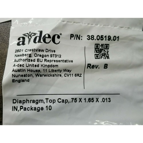 Adec 0519 diaphragm top - adec,