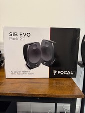 FOCAL SIB EVO 2.0 PAIR Satellite Home Cinema Hi-Fi Speakers Surround Black 150W