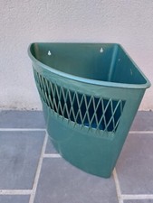 ANCIENNE POUBELLE à papier triangulaire coin de BUREAU/ PLASTIQUE CEP- VINTAGE