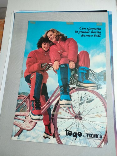 Affiche tecnica sport ski - tecnica, mode