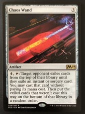 Magic Card CHAOS WAND / BAGUETTE DU CHAOS 228/280 M19 MTG NM/M VO