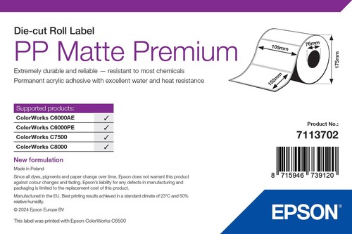 Epson 7113702 étiquette - epson,