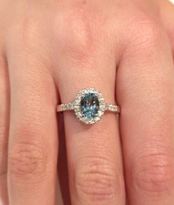 Bague en or Blanc 18 CT 750