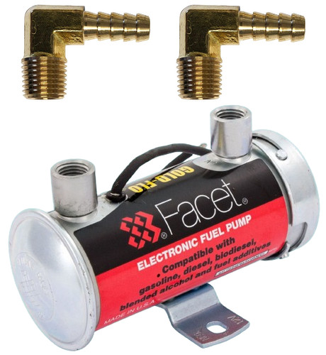 Pompe essence facet - facet, rouge