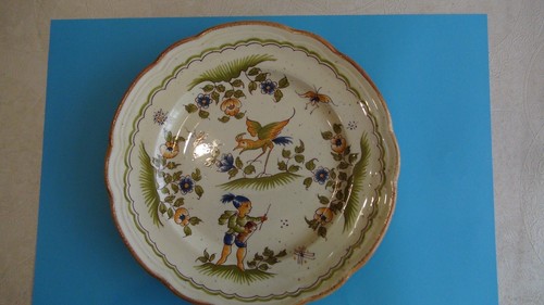 Assiette vieux moustiers - assiette,