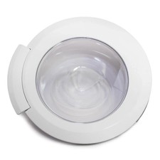 PORTE HUBLOT BLANC COMPLET