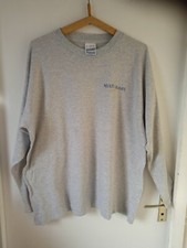 tee shirt gris m. longues Nuits Bleues 94 % coton 6 % polyester T XL H 71 cm