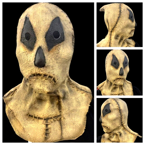 épouvantail masque jute sac - jute,