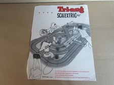 333O Scalextric Tri-Ang France Feuille Recto Verso 1962 Slot Car Course Circuit