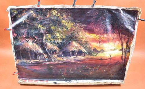 Peinture huile sur - , toile