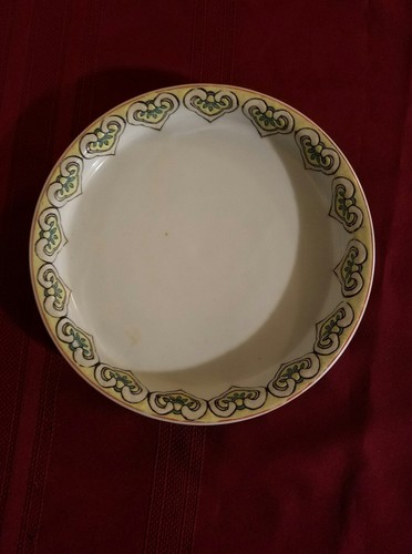 Vintage round porcelain - vintage, 8"