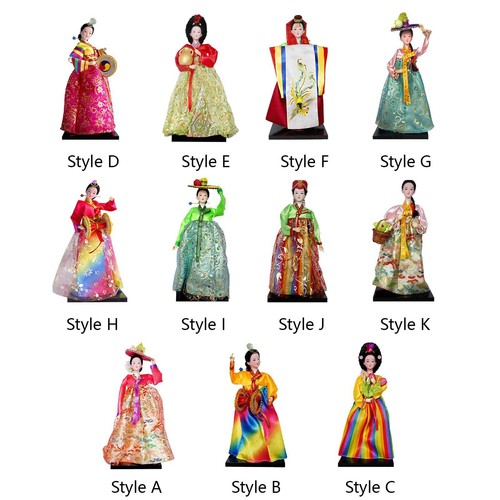 Poupée geisha coréenne - coréenne,, mini