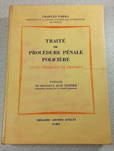 Traité procédure pénale - de,