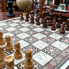 Jeu d'échecs fait main