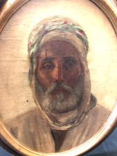 TABLEAU ORIANTALISTE ARABE AU