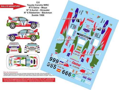 Decals ref 0131 - 1/18,