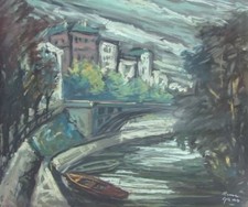 René GRAS (1911-2006) Pastel
