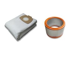 5 Sac D'Aspirateur + 1 Auswaschbarer Filtre pour Hilti VCU40 VCU 40 Sacs à