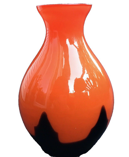 Vase vintage balustre verre - vintage,