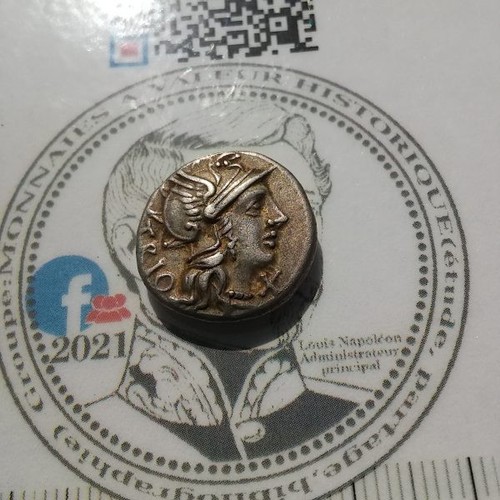 Monnaie lucretia denier 136 - monnaie,, lucretia,