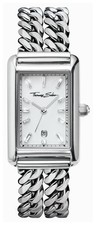 Thomas Sabo Montre À Quartz Rectangulaire (22 Mm) Avec Cadran WA0428-201-201-22