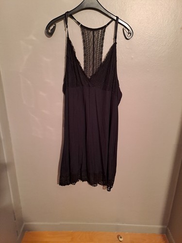 Chemise nuit noire - chemise, de