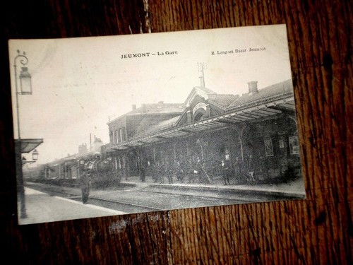 Carte postale jeumont gare - postale,